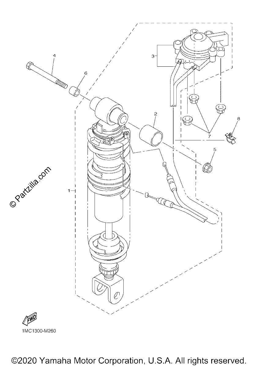 Diagrama de REAR SUSPENSION