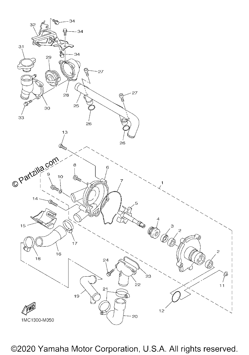 Diagrama de WATER PUMP
