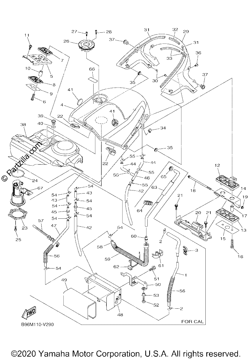 Diagrama de FUEL TANK