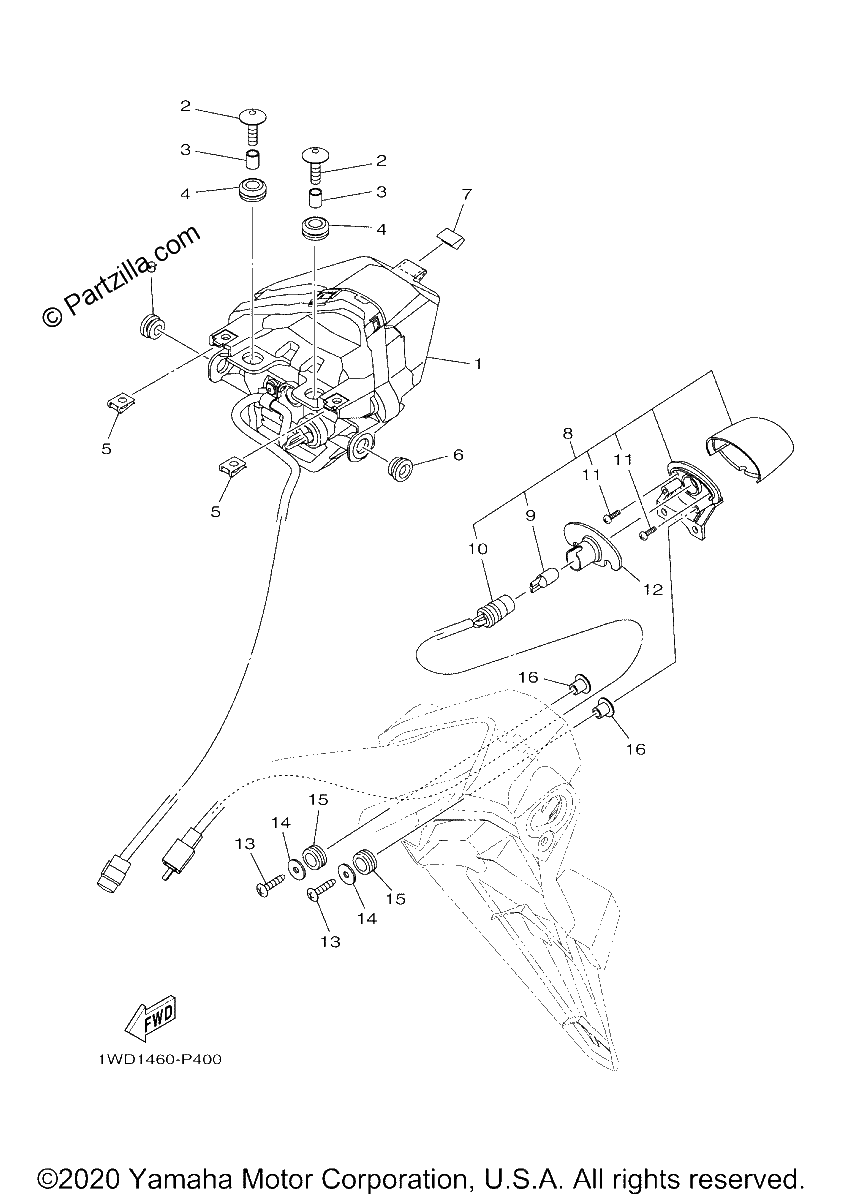 Diagrama de TAILLIGHT