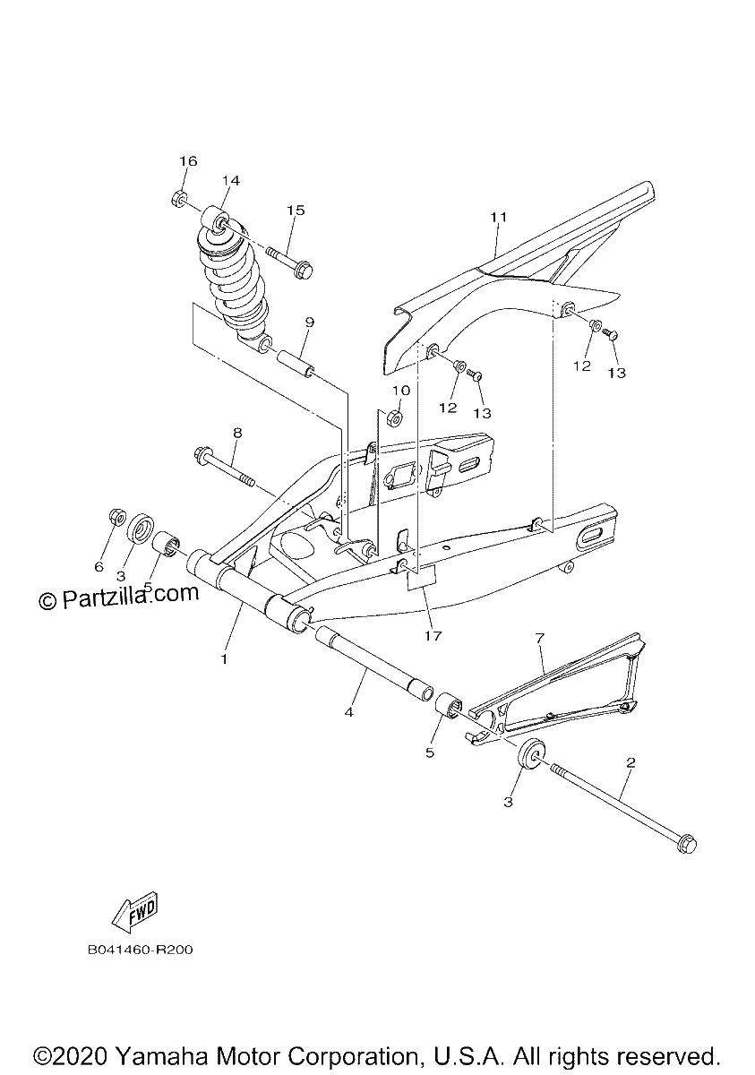 Diagrama de REAR ARM SUSPENSION