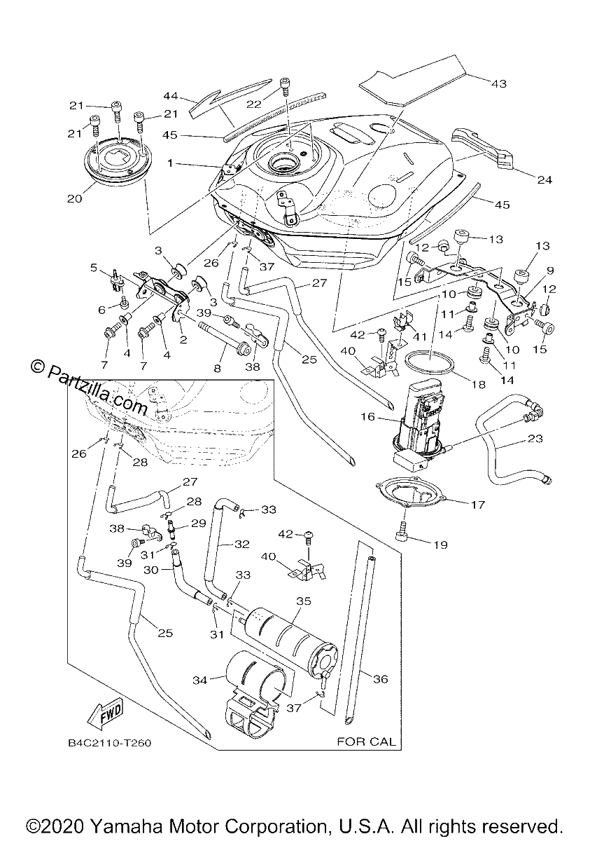 Diagrama de FUEL TANK
