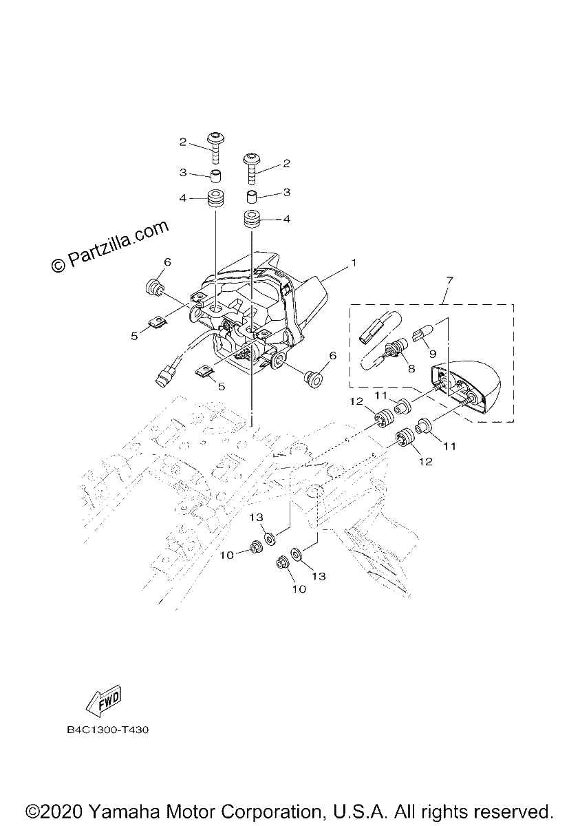 Diagrama de TAILLIGHT