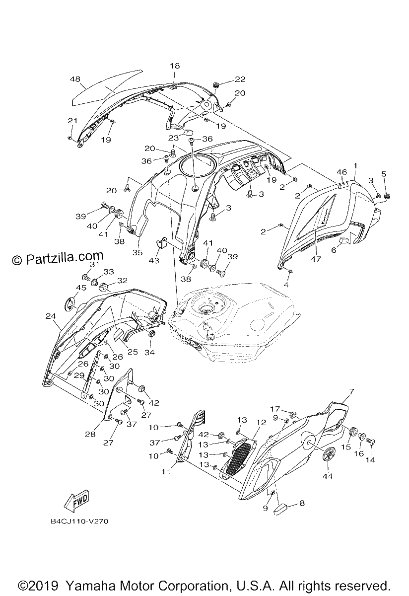 Diagrama de FUEL TANK 2
