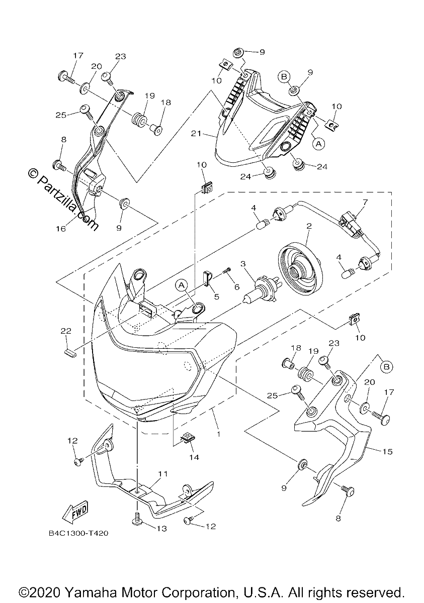 Diagrama de HEADLIGHT