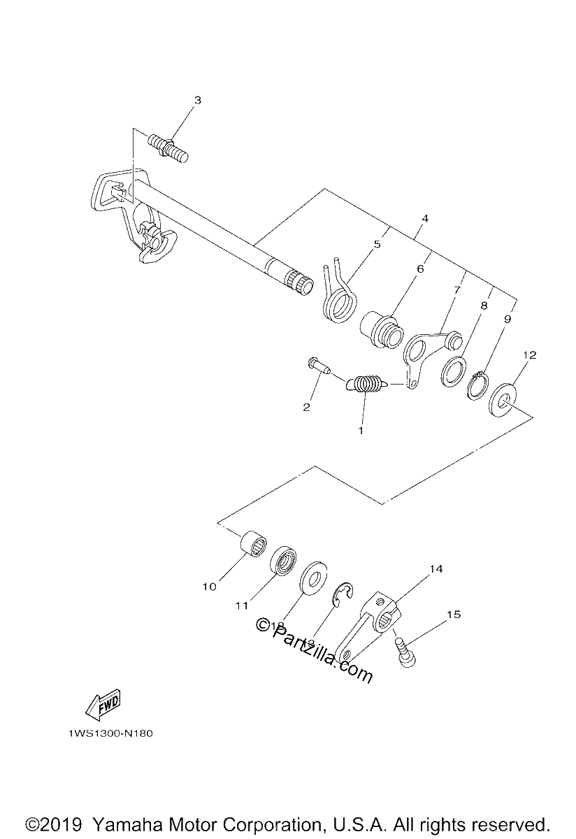 Diagrama de SHIFT SHAFT
