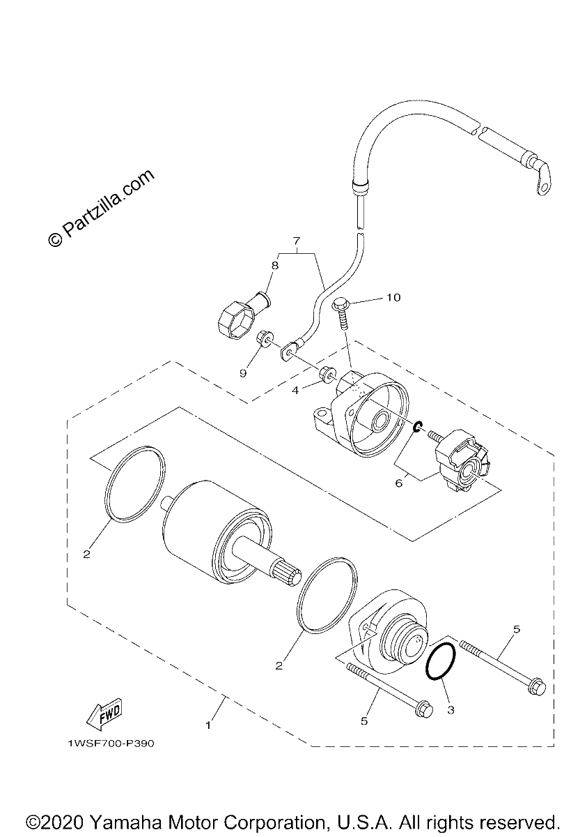 Diagrama de STARTING MOTOR