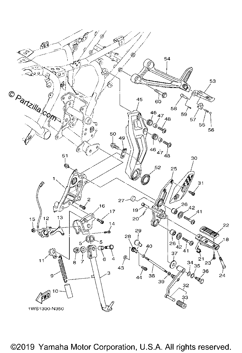 Diagrama de STAND FOOTREST