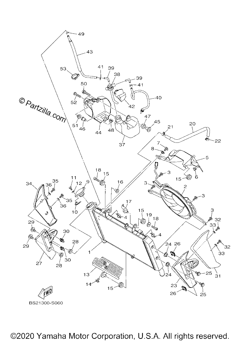 Diagrama de RADIATOR HOSE
