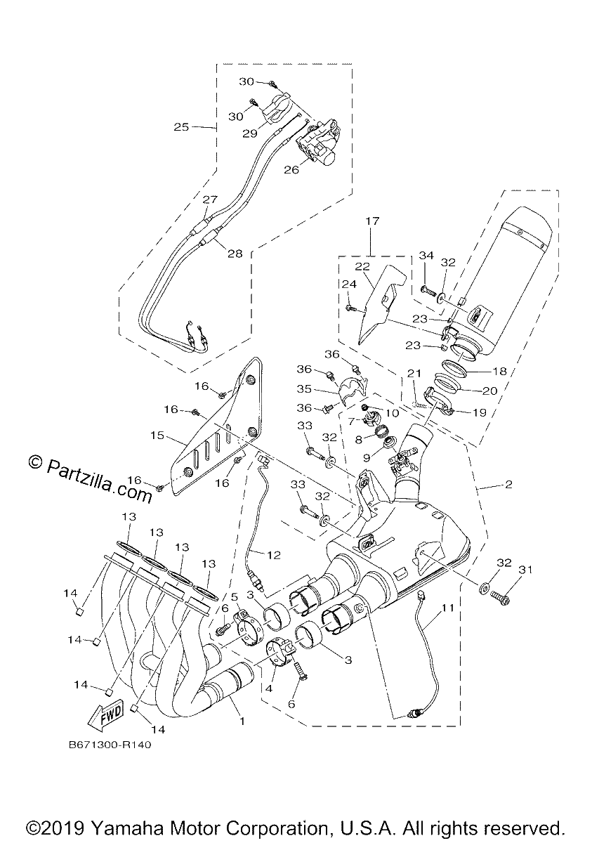 Diagrama de EXHAUST