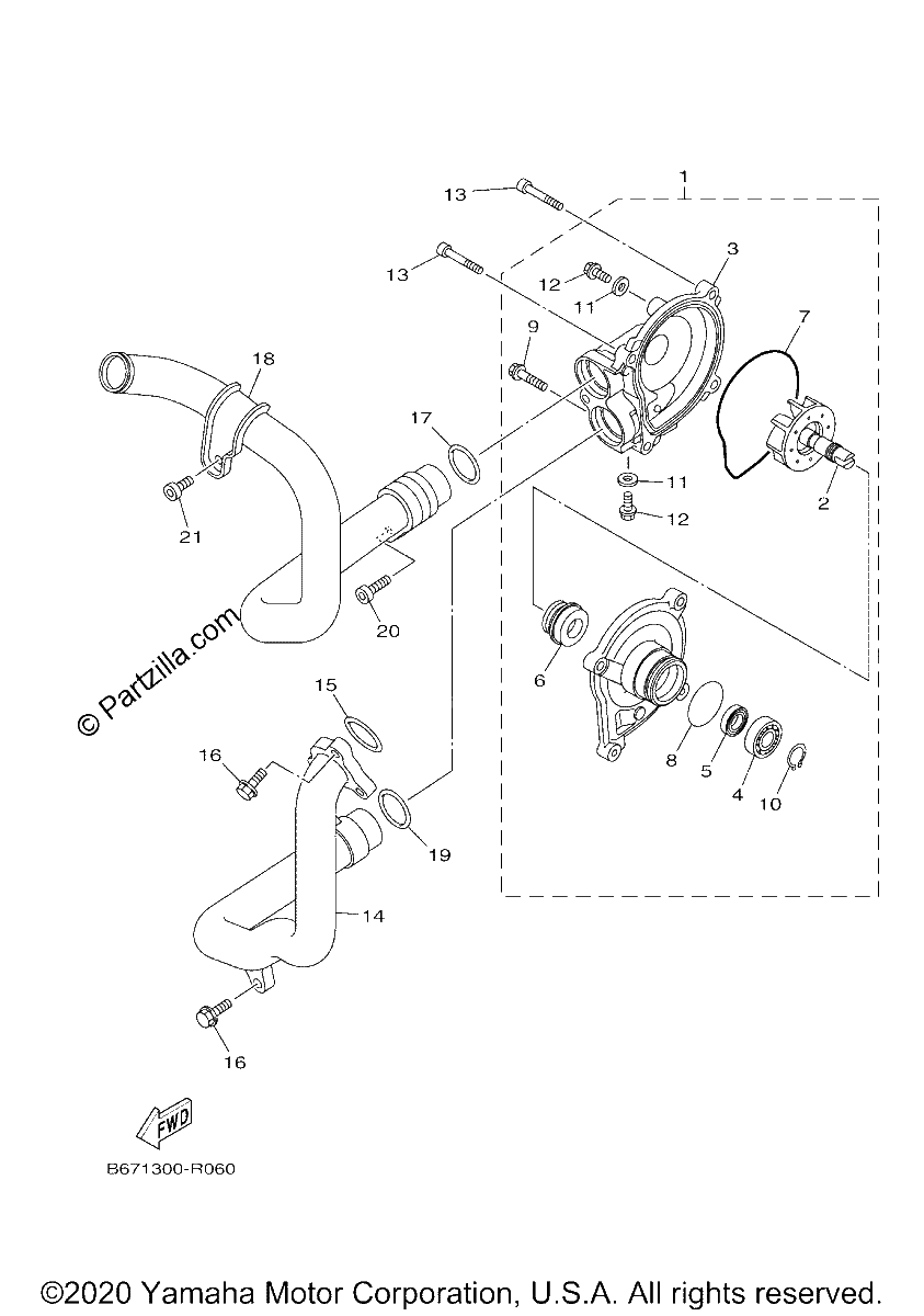 Diagrama de WATER PUMP