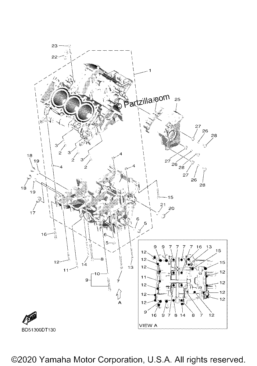 Diagrama de CRANKCASE