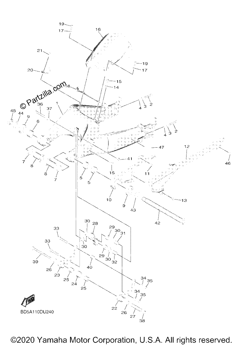 Diagrama de REAR ARM