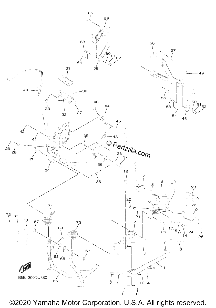 Diagrama de STAND FOOTREST