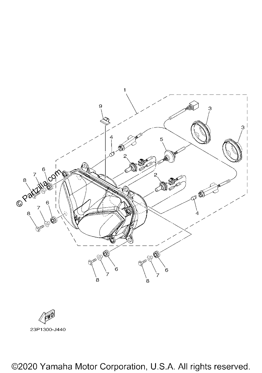 Diagrama de HEADLIGHT