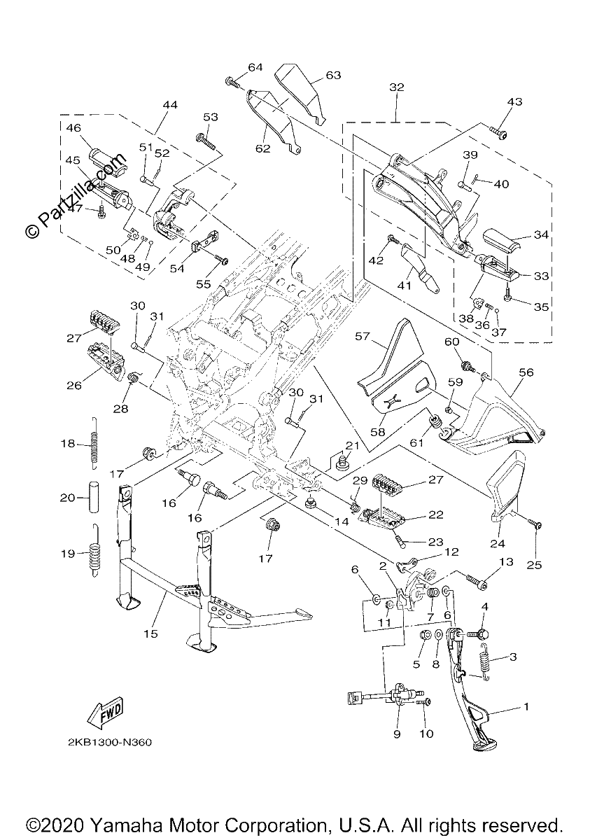 Diagrama de STAND FOOTREST