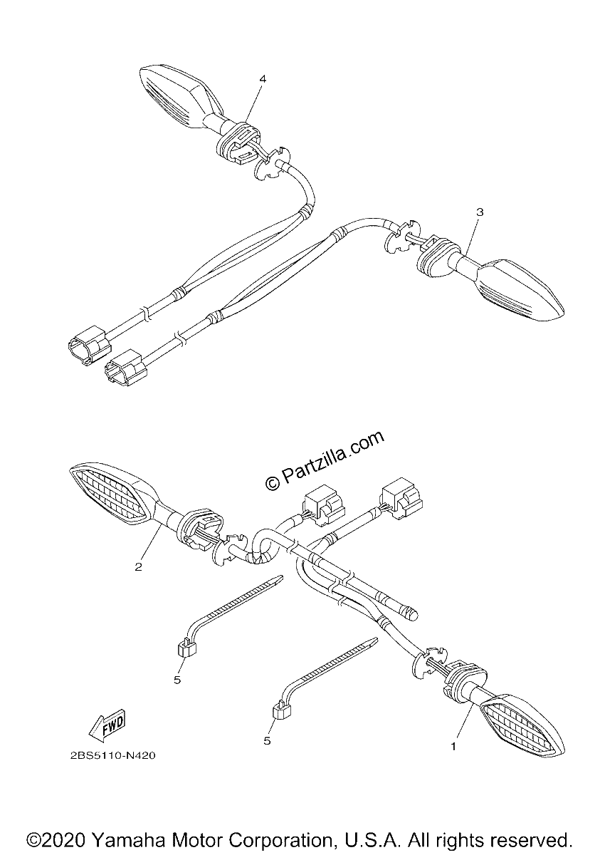 Diagrama de FLASHER LIGHT