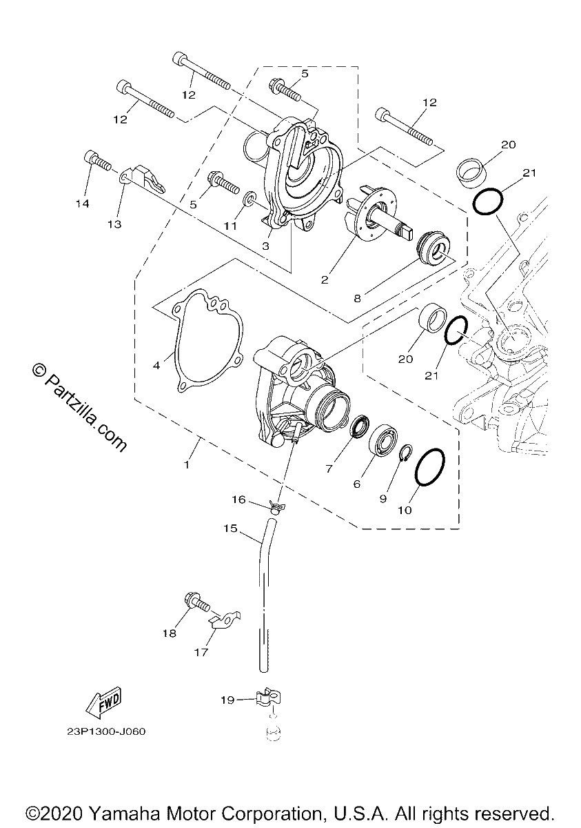 Diagrama de WATER PUMP