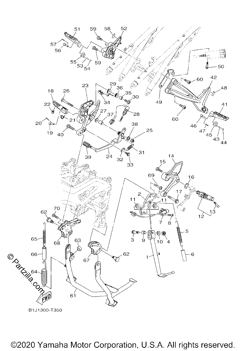 Diagrama de STAND FOOTREST