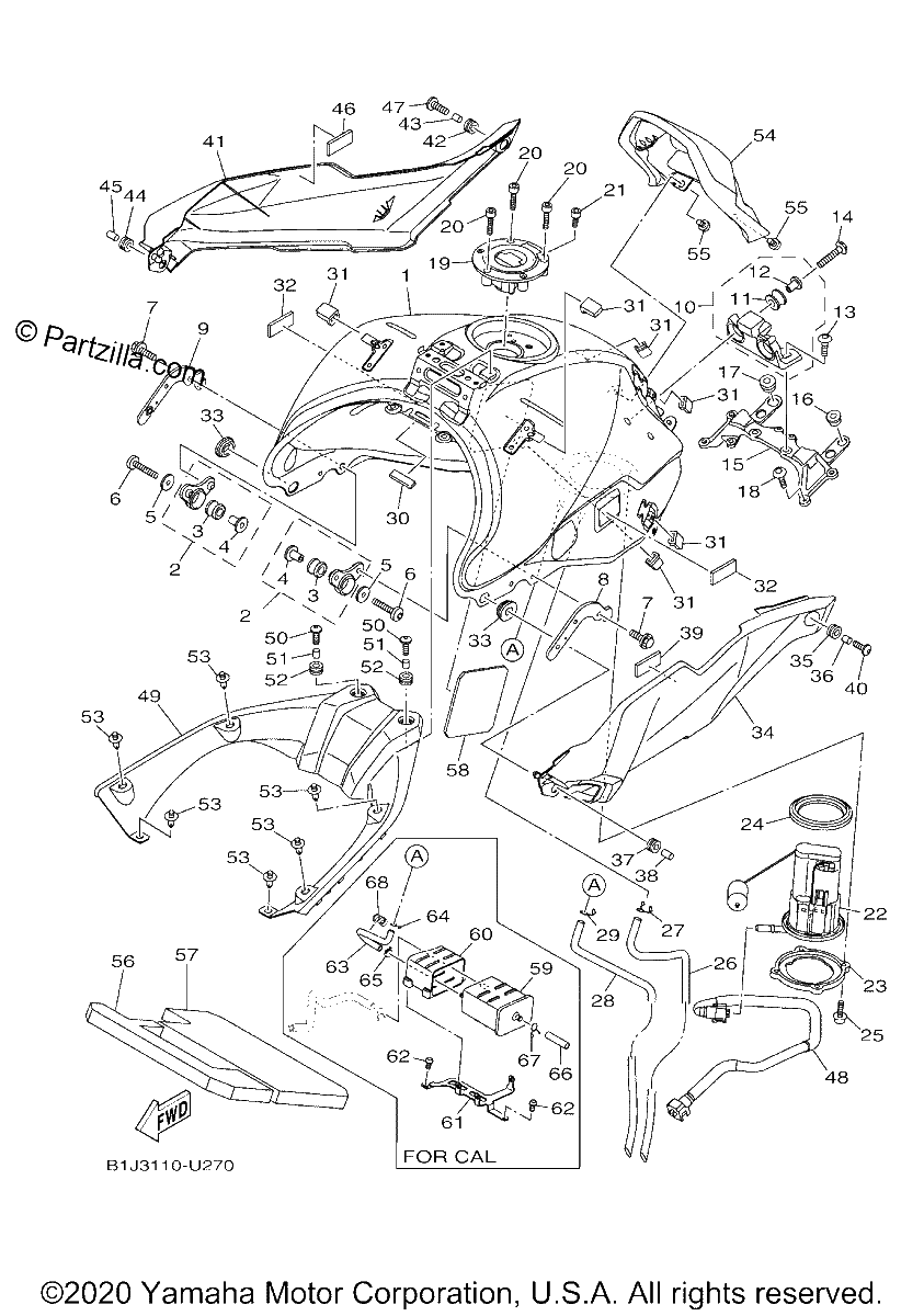 Diagrama de FUEL TANK