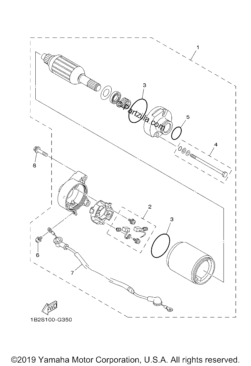 Diagrama de STARTING MOTOR