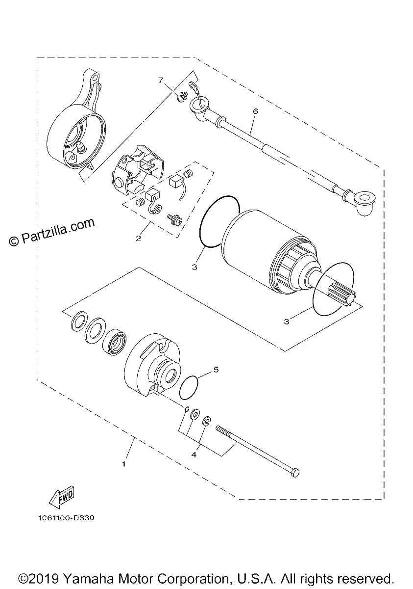 Diagrama de STARTING MOTOR