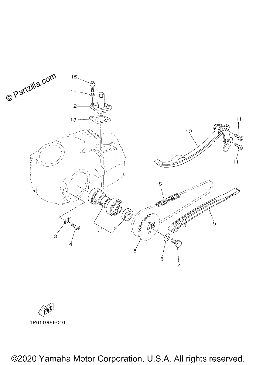 Diagrama de CAMSHAFT CHAIN