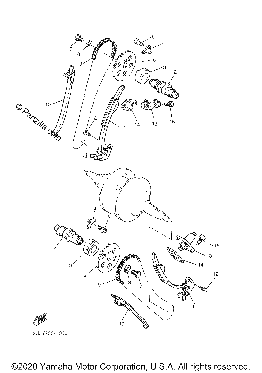 Diagrama de CAMSHAFT CHAIN