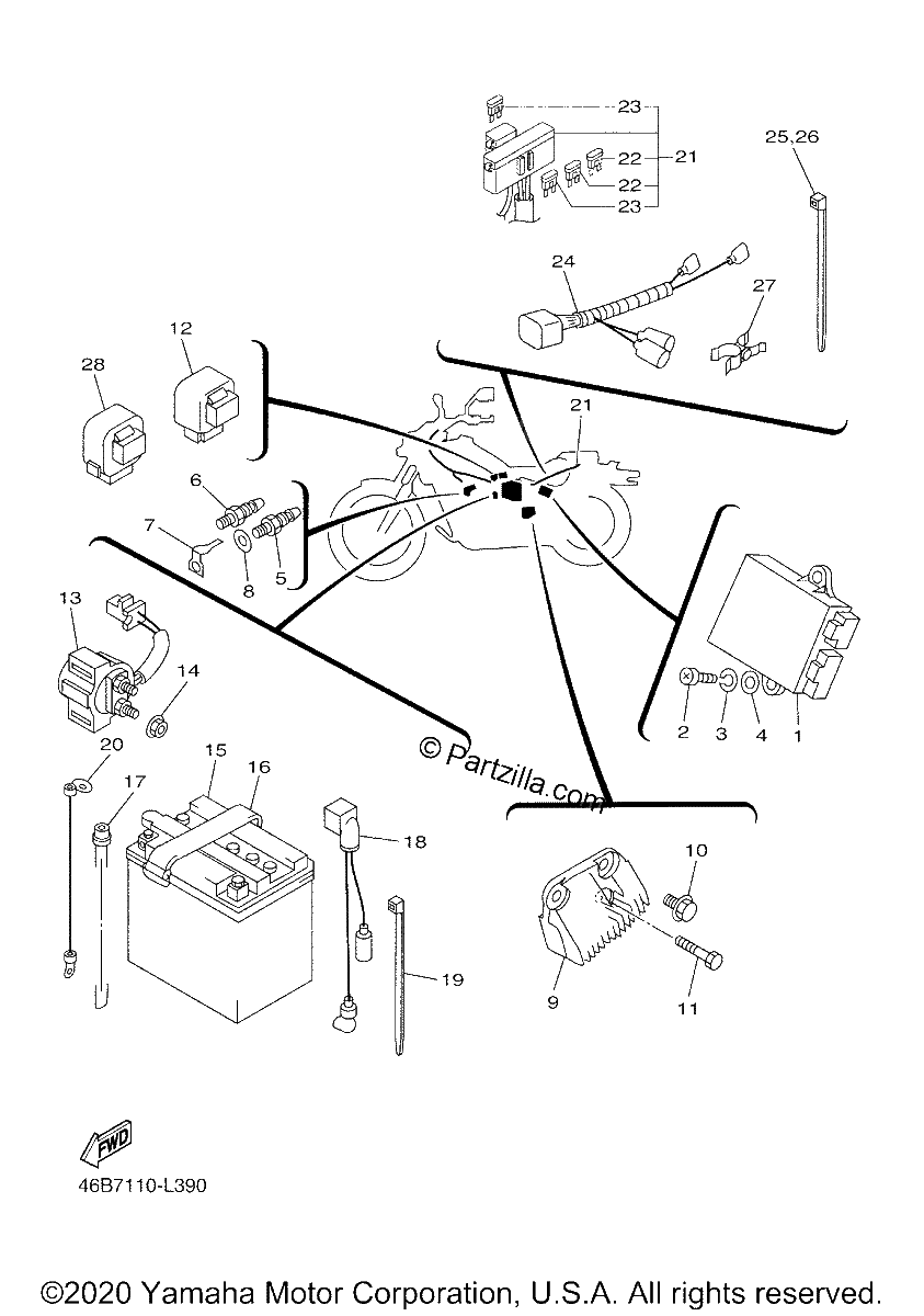 Diagrama de ELECTRICAL 1
