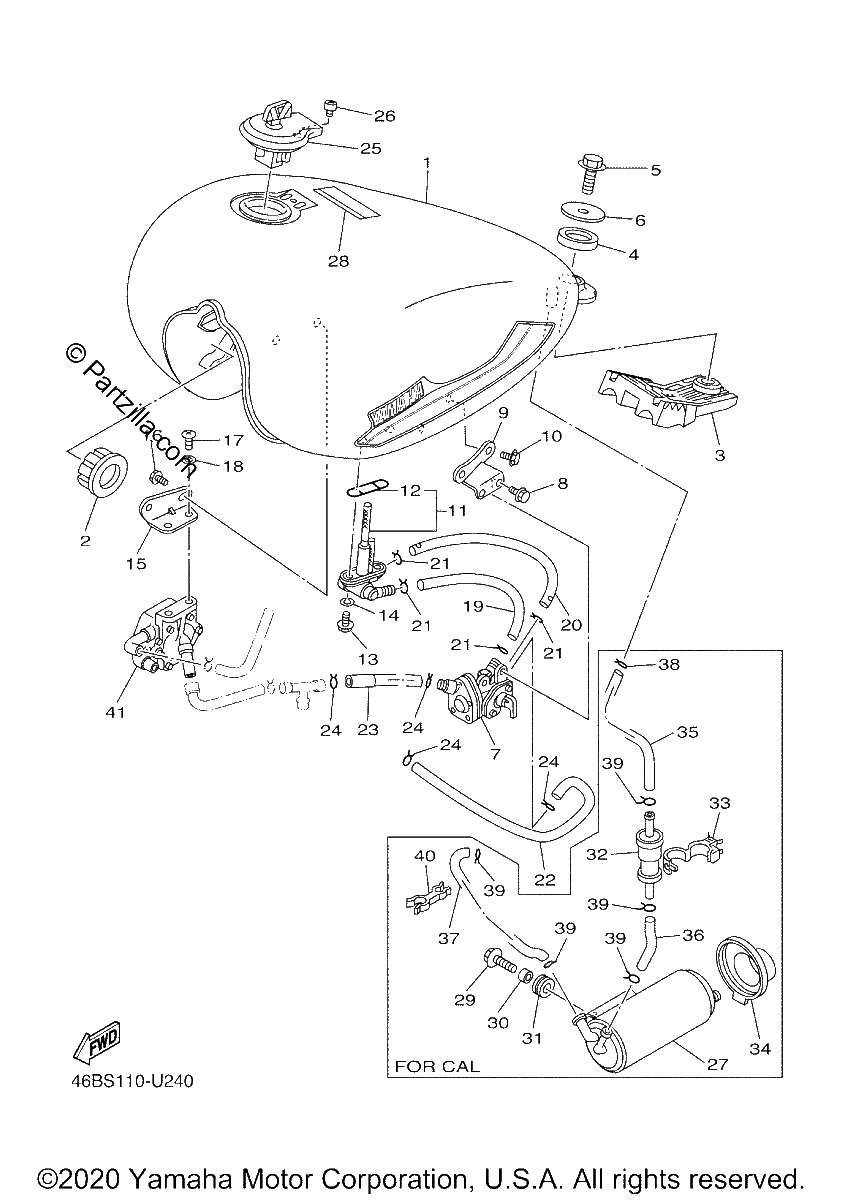 Diagrama de FUEL TANK