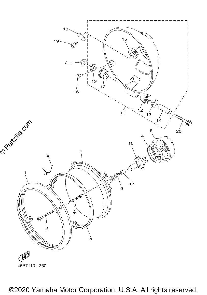 Diagrama de HEADLIGHT
