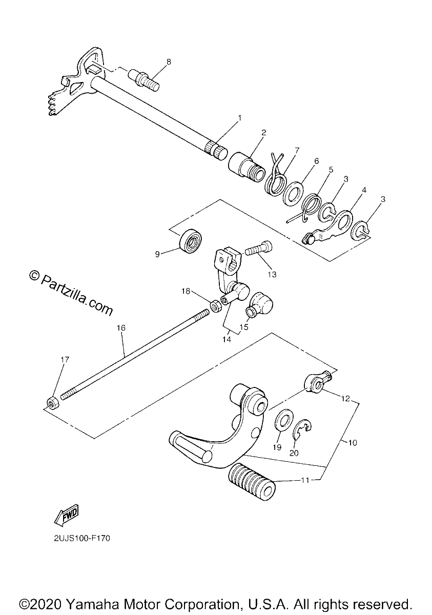Diagrama de SHIFT SHAFT
