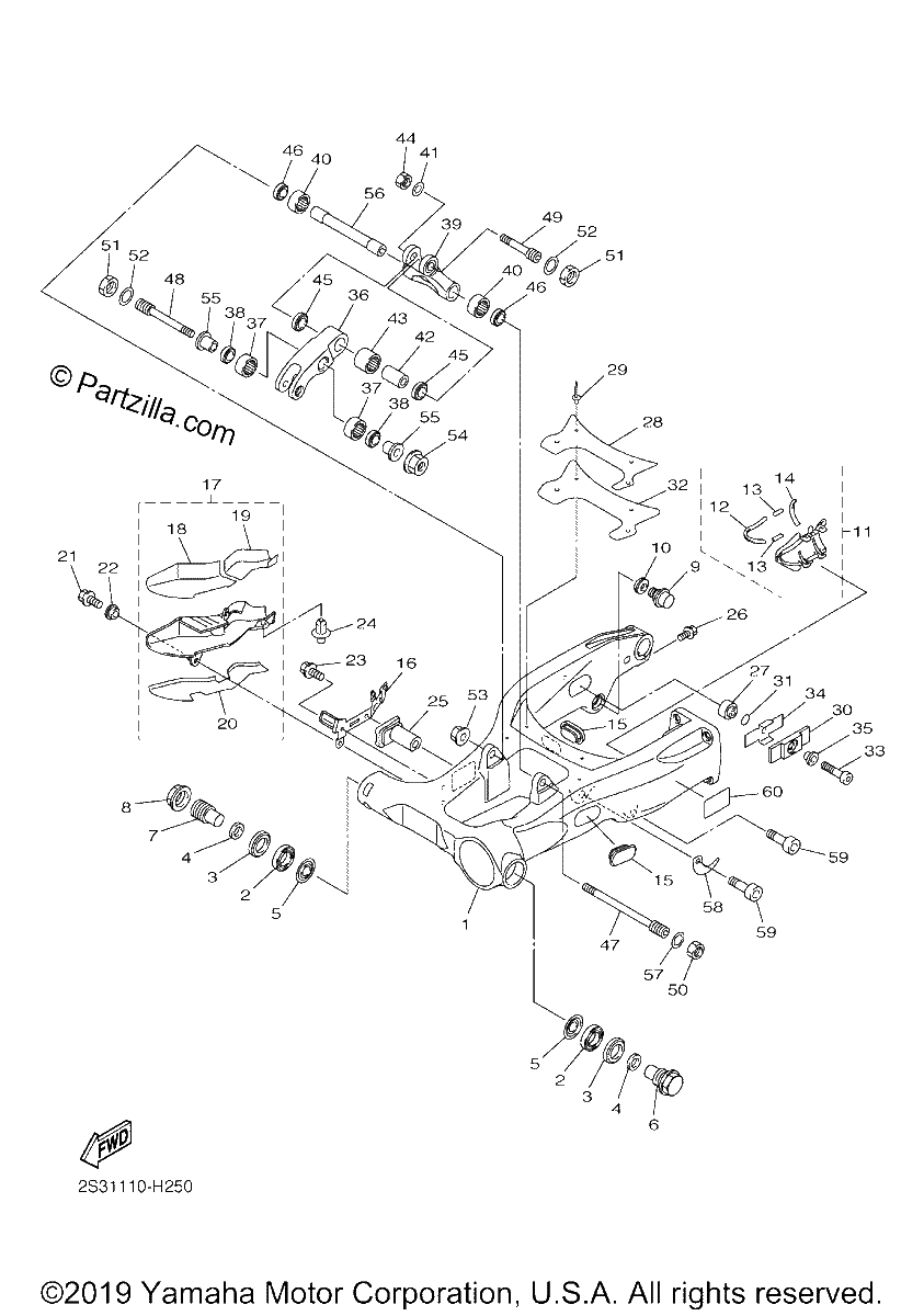 Diagrama de REAR ARM