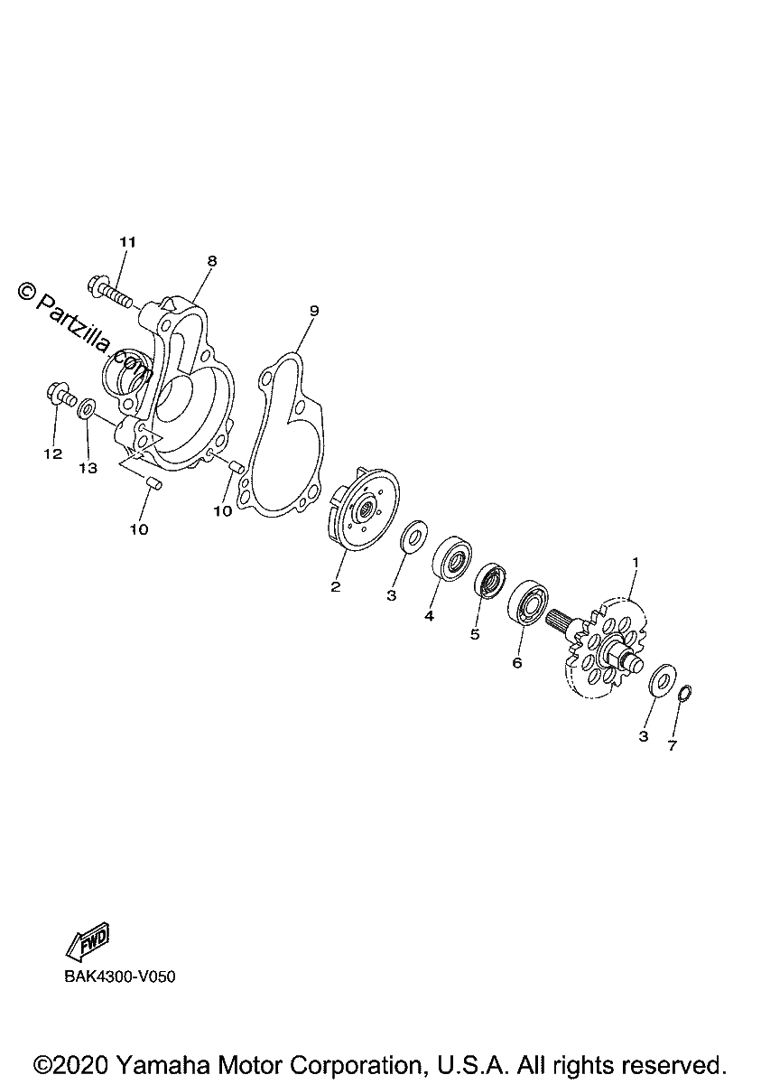 Diagrama de WATER PUMP