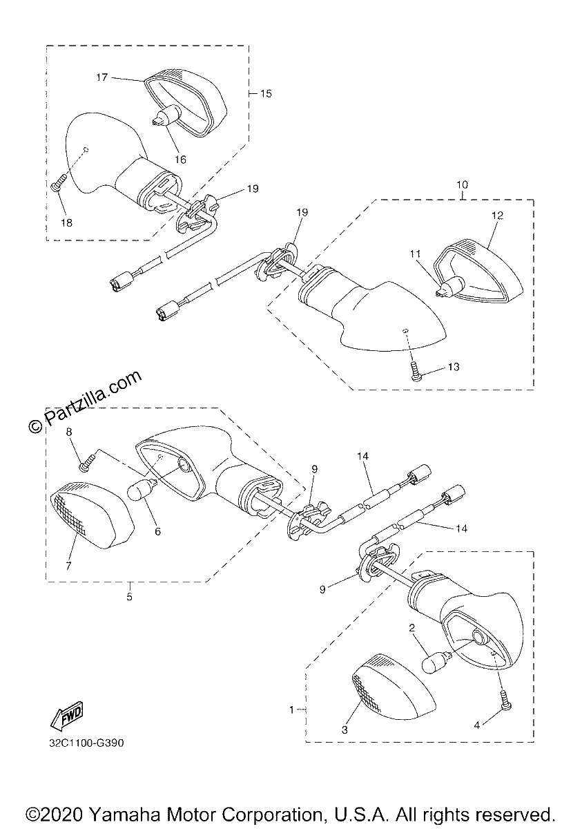 Diagrama de FLASHER LIGHT