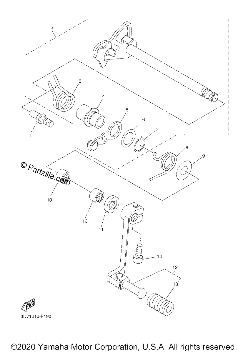 Diagrama de SHIFT SHAFT