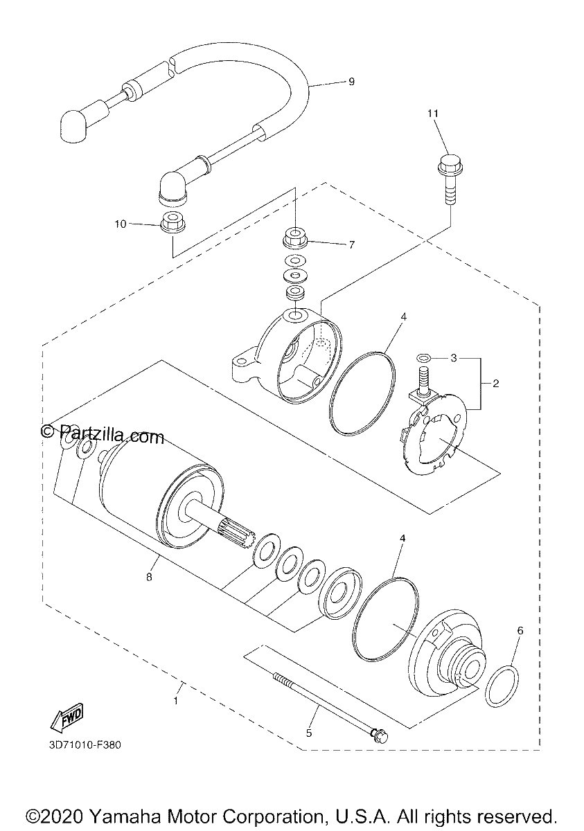 Diagrama de STARTING MOTOR