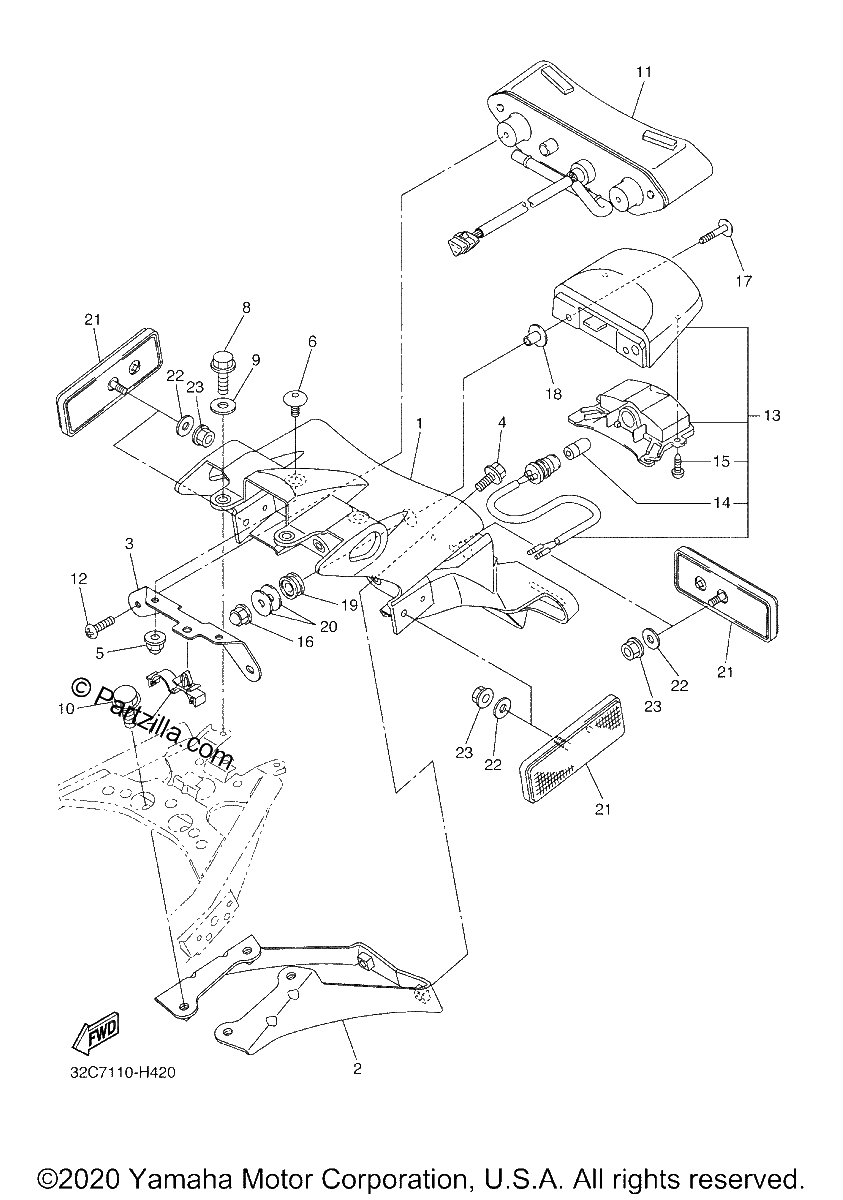 Diagrama de TAILLIGHT