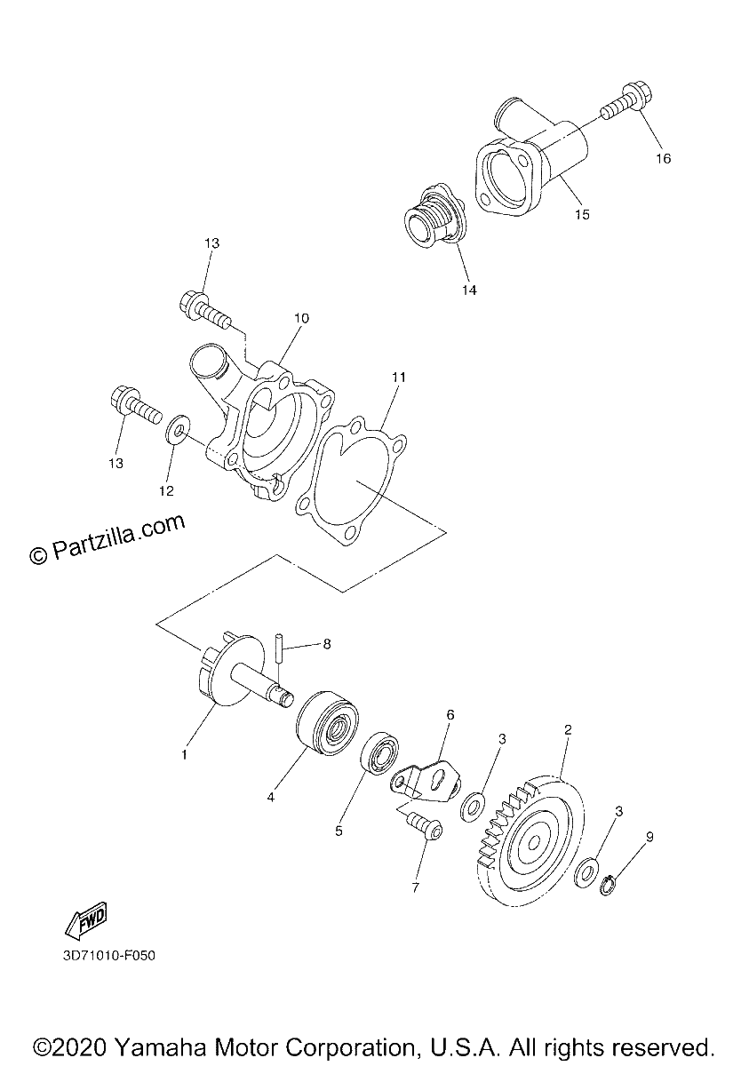 Diagrama de WATER PUMP