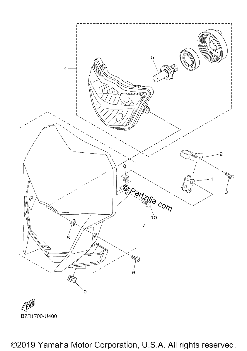 Diagrama de HEADLIGHT