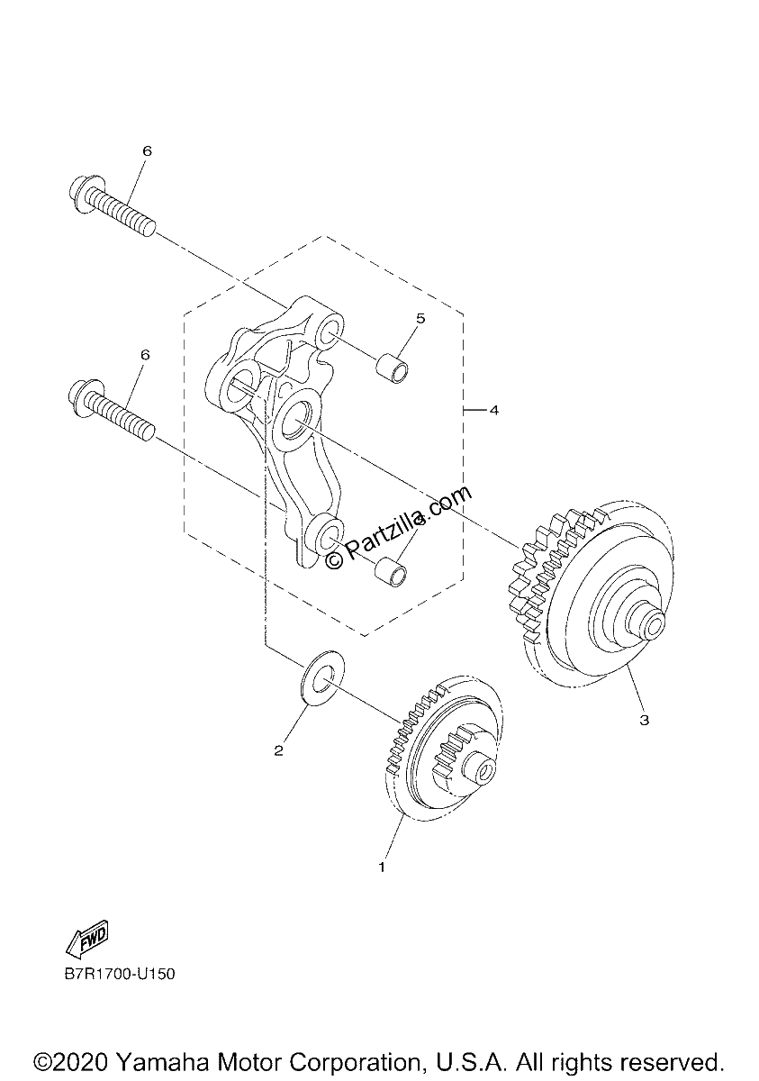 Diagrama de STARTER CLUTCH