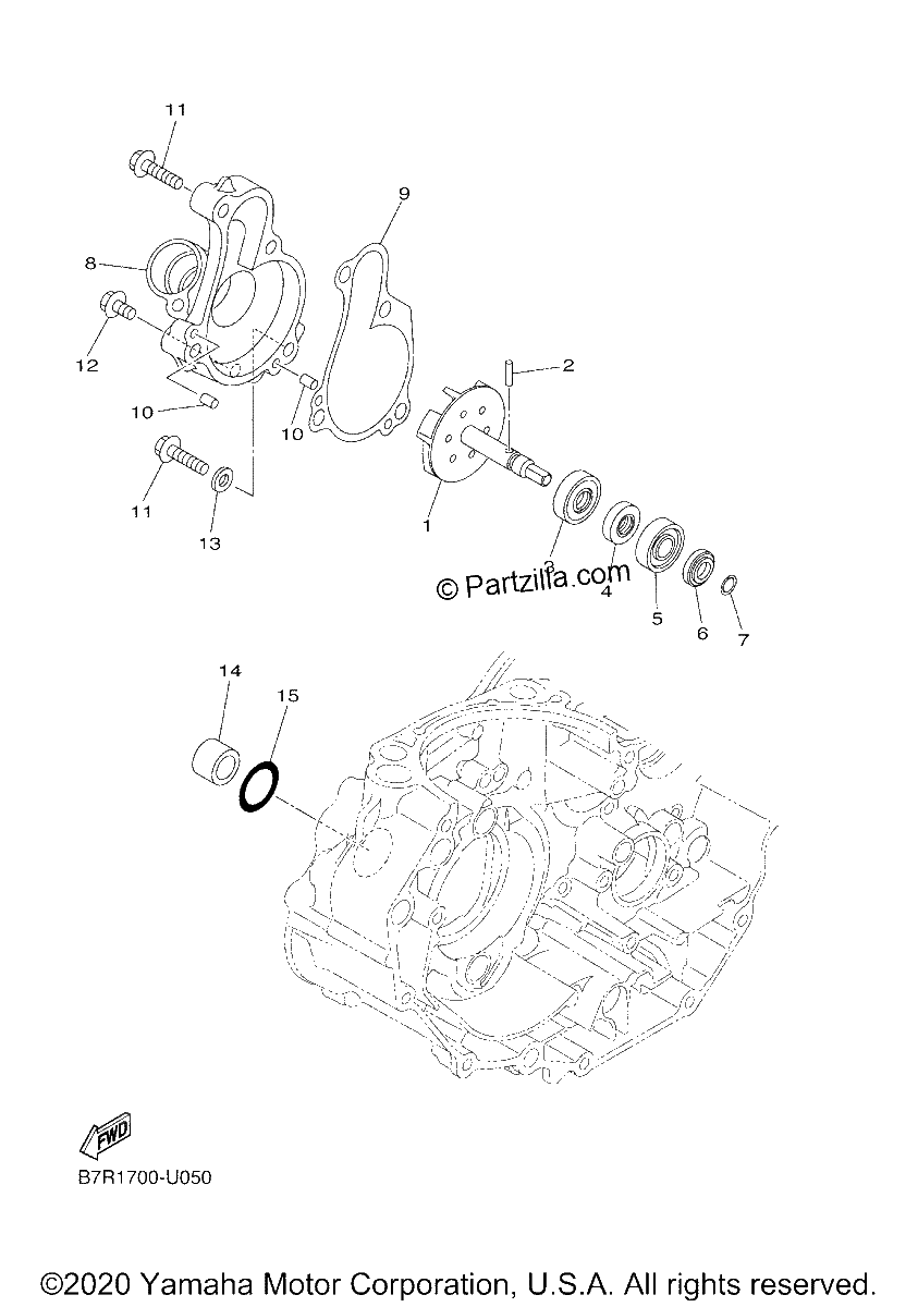 Diagrama de WATER PUMP