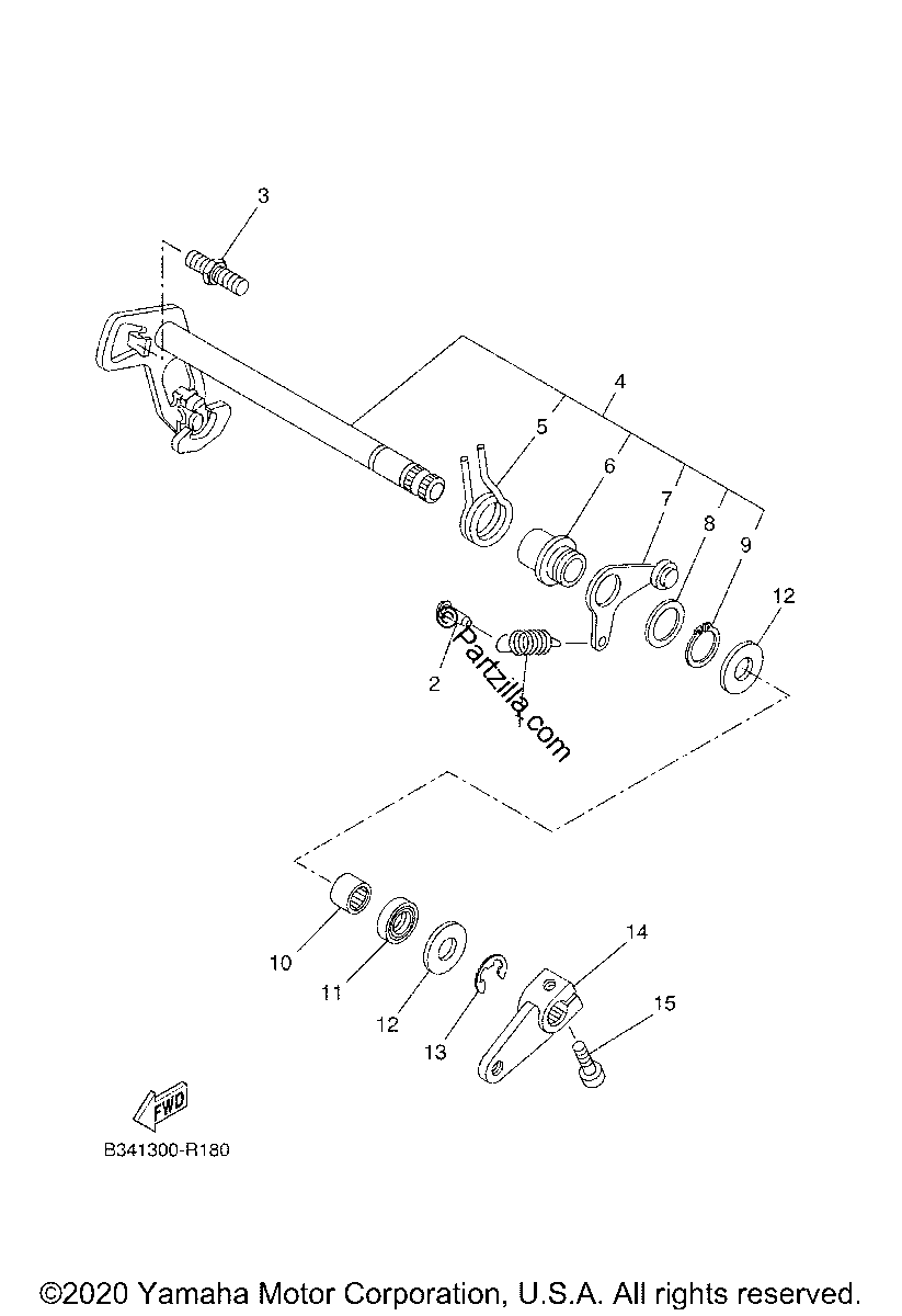 Diagrama de SHIFT SHAFT