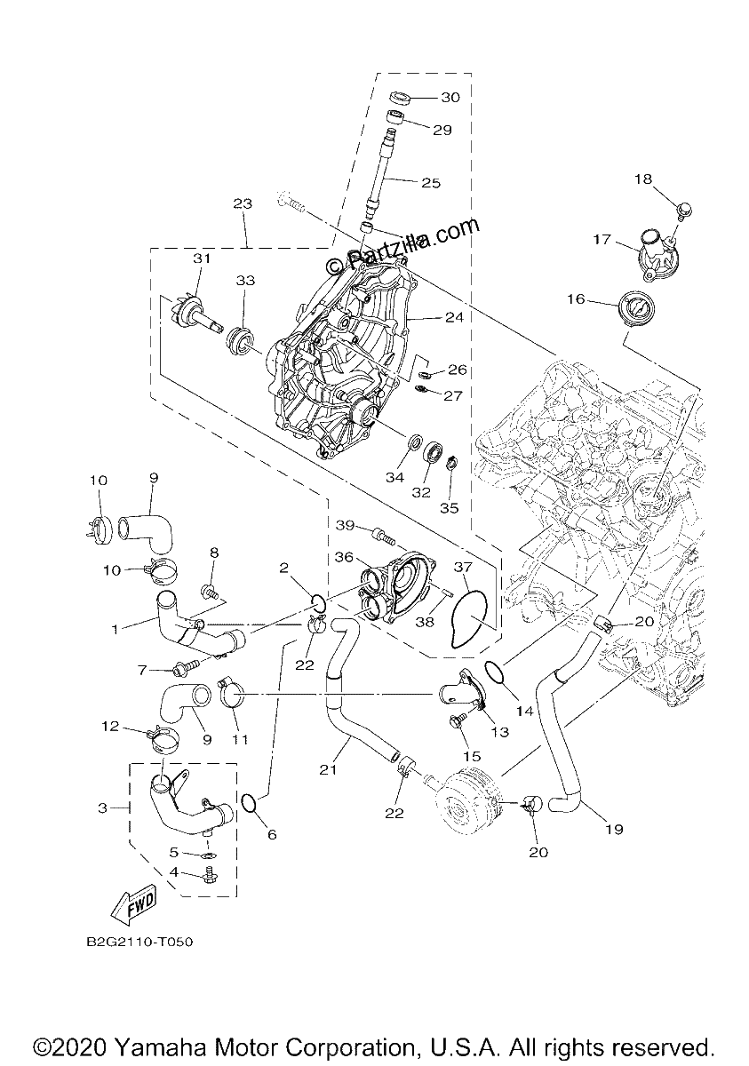 Diagrama de WATER PUMP