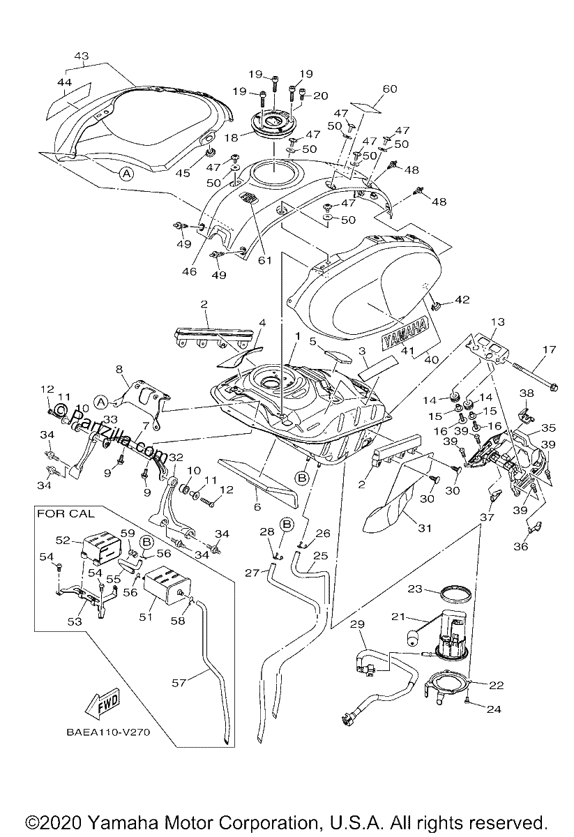 Diagrama de FUEL TANK