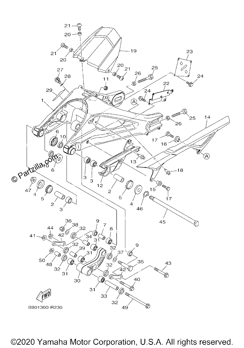 Diagrama de REAR ARM