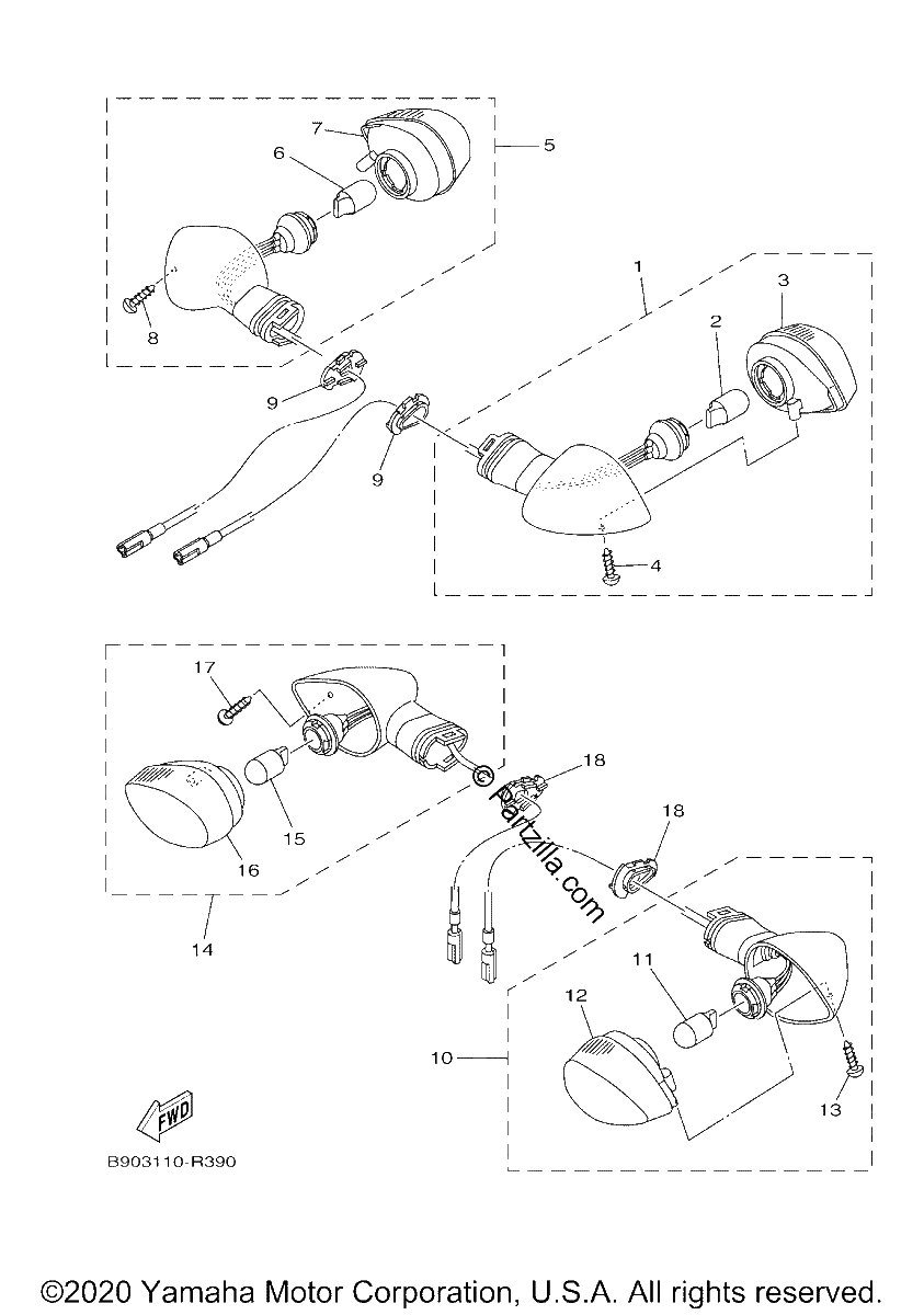 Diagrama de FLASHER LIGHT