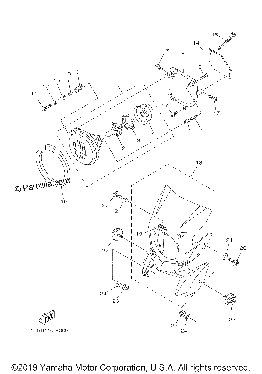 Diagrama de HEADLIGHT