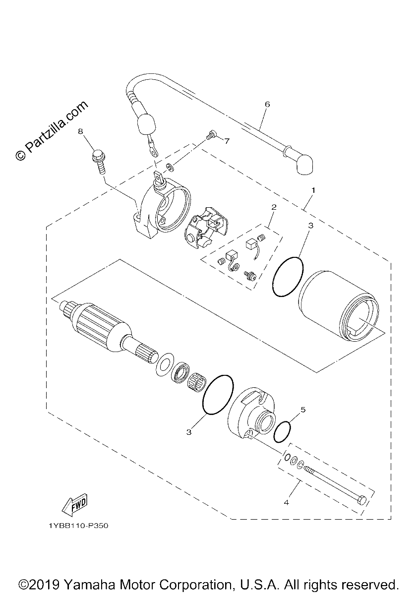 Diagrama de STARTING MOTOR