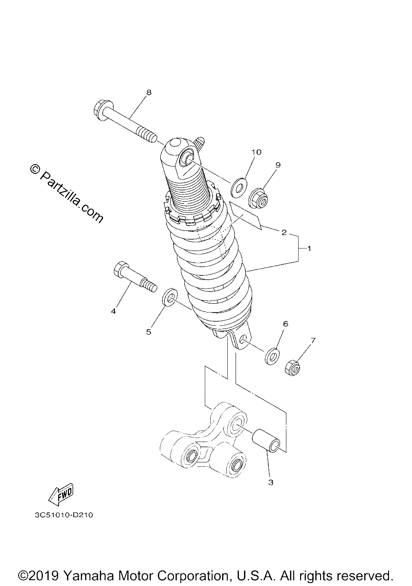 Diagrama de REAR SUSPENSION